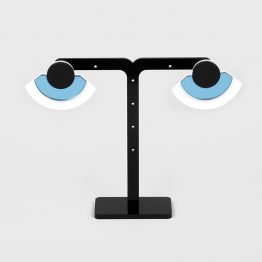 Σκουλαρίκι μάτι plexi glass